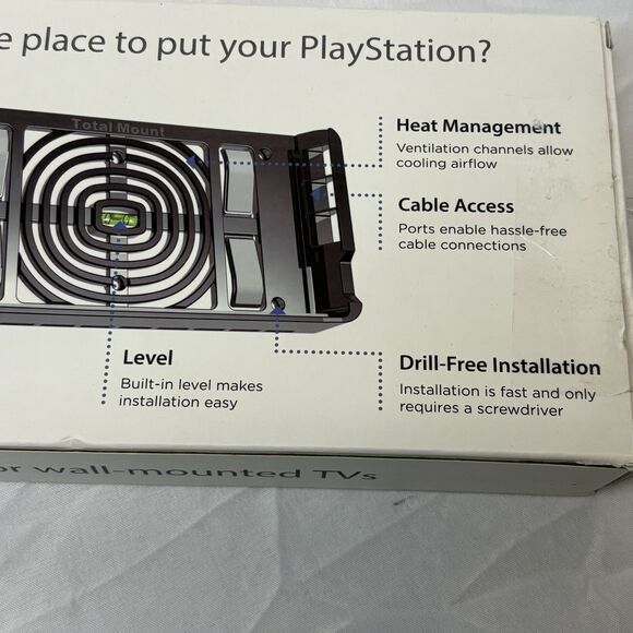 Total Mount Wall Mounting System for Sony PlayStation 4 Slim - NEW - Picture 7 of 7